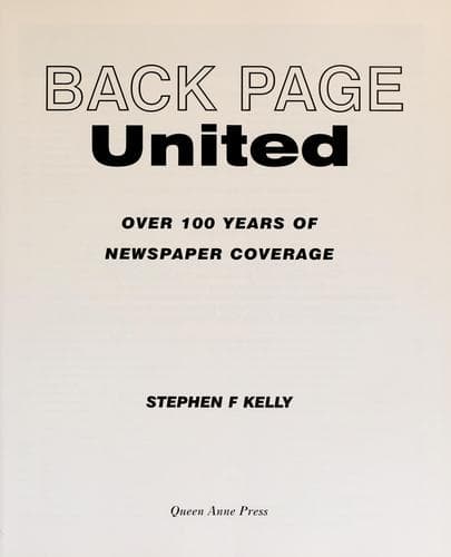 Cover image for Back page United