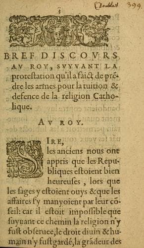 Bref discovrs av roy