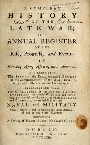 A compleat history of the late war