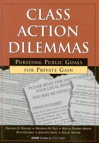 Cover image for Class Action Dilemmas