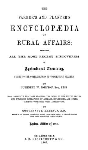 The farmer's and planter's encyclopaedia of rural affairs