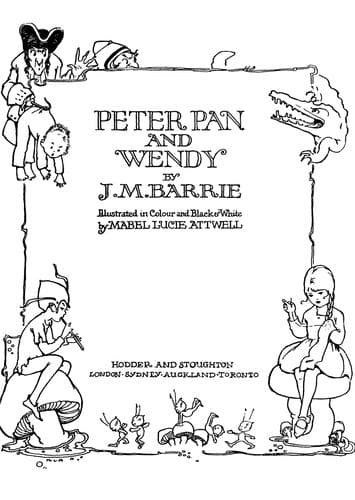 Cover image for Peter Pan and Wendy