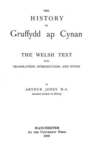 The history of Gruffydd ap Cynan