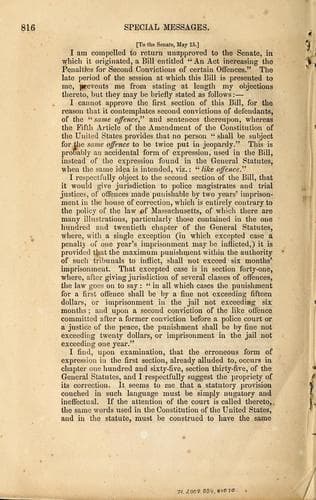 [Message of Gov. John A. Andrew on the assasination of President Lincoln to the Mass. General Court]