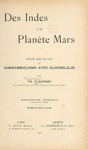 Des Indes la plane Mars