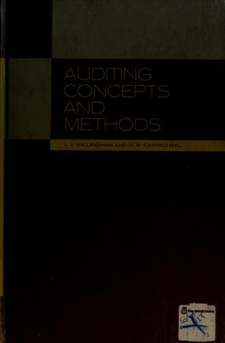 Cover image for Auditing concepts and methods
