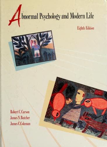 Cover image for Abnormal psychology and modern life