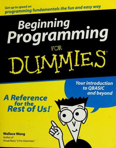 Cover image for Beginning programming for dummies