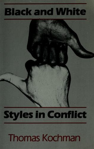 Cover image for Black and white styles in conflict