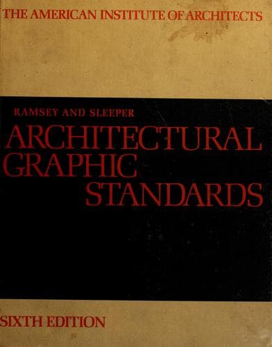 Cover image for Architectural graphic standards