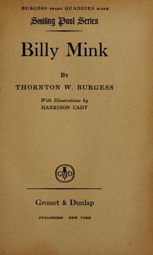 Cover image for Billy Mink