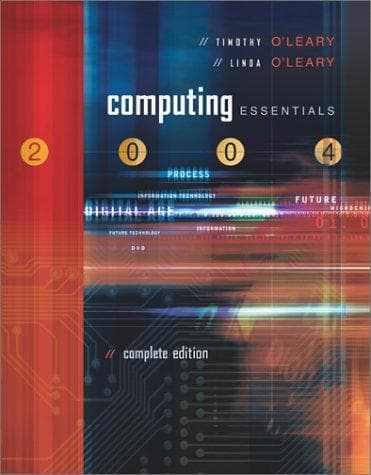 Cover image for Computing Essentials 2004