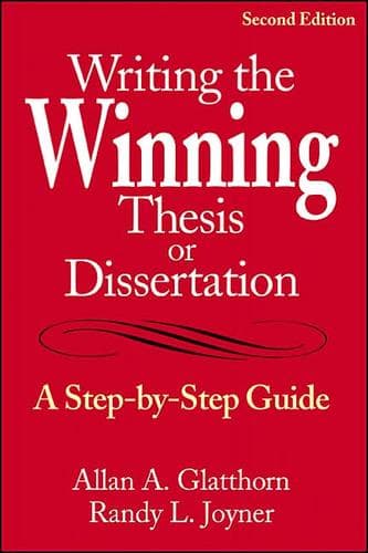 Cover image for Writing the Winning Thesis or Dissertation