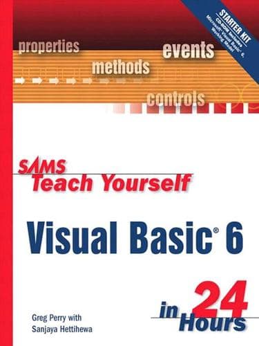 Cover image for Sams Teach Yourself Visual Basic 6 in 24 Hours