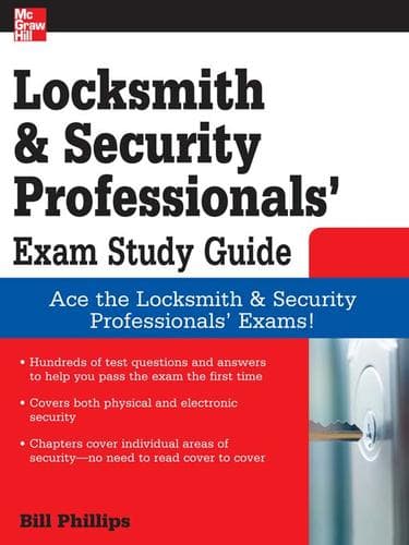 Cover image for Locksmith and Security Professionals' Exam Study Guide