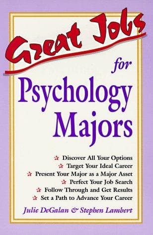 Cover image for Great jobs for psychology majors