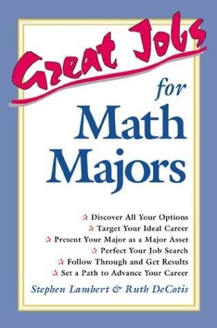 Cover image for Great jobs for math majors