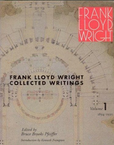 Cover image for Coll Writings V 1FL Wright (Frank Lloyd Wright Collected Writings)
