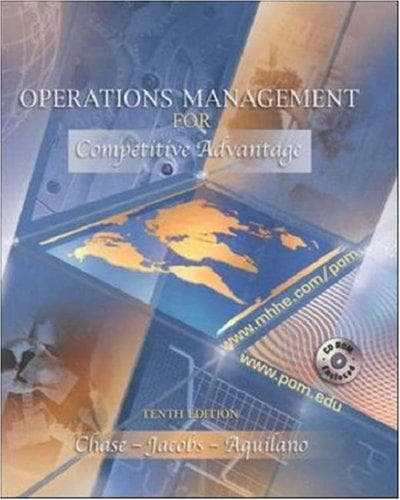 Cover image for Operations Management for Competitive Advantage with Student-CD
