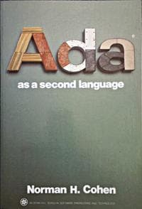 Cover image for Ada as a second language