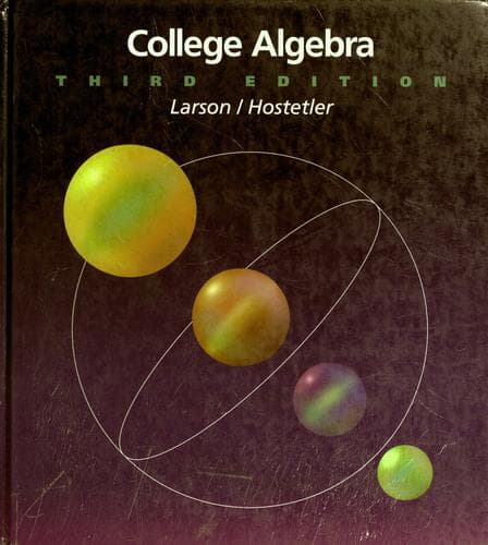 Cover image for College algebra