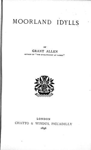 Cover image for Moorland idylls
