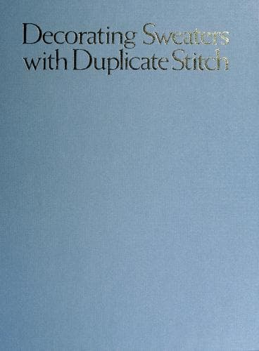 Cover image for Decorating sweaters with duplicate stitch