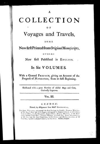 A Collection of voyages and travels