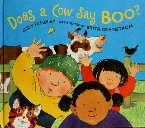 Cover image for Does a cow say boo?