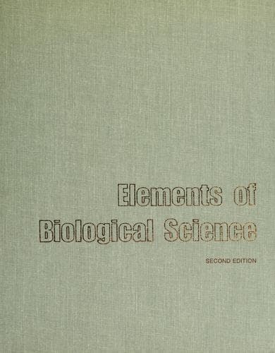 Cover image for Elements of biological science