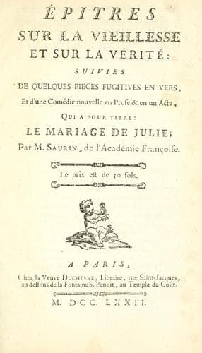 Epîtres sur la vieillesse et sur la vérité