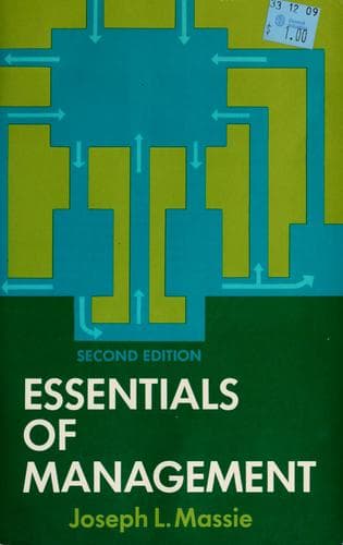 Cover image for Essentials of management