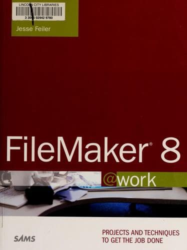 Cover image for FileMaker 8 @work