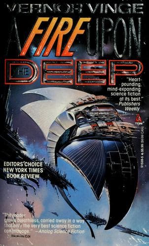 Cover image for A Fire upon the Deep