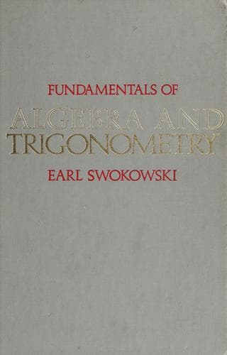 Cover image for Fundamentals of algebra and trigonometry