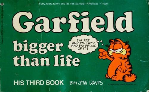 Cover image for Garfield, bigger than life