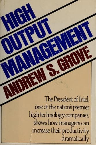 Cover image for High Output Management