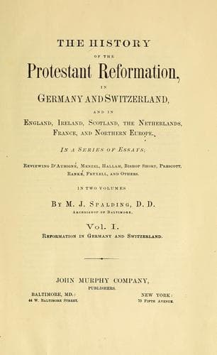 The history of the Protestant reformation