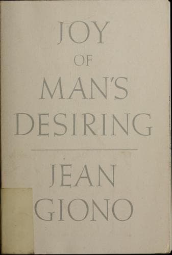 Cover image for Joy of man's desiring