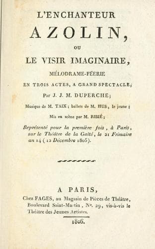 L' enchanteur Azolin