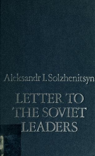 Cover image for Letter to the Soviet leaders