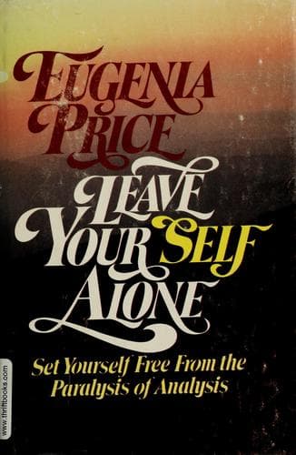 Cover image for Leave your self alone