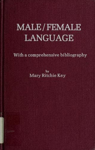 Cover image for Male/female language