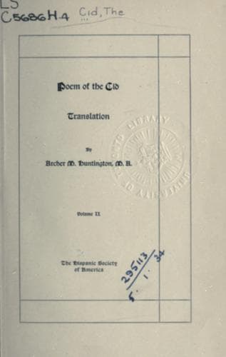 Poem of the Cid