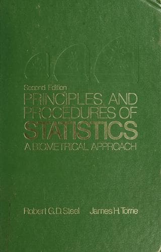 Cover image for Principles and procedures of statistics