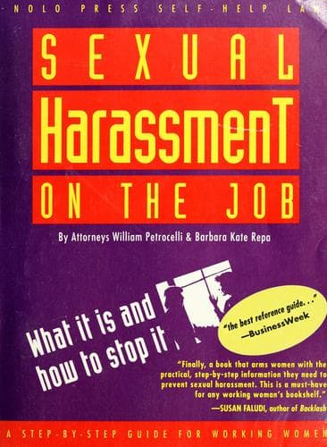 Cover image for Sexual harassment on the job