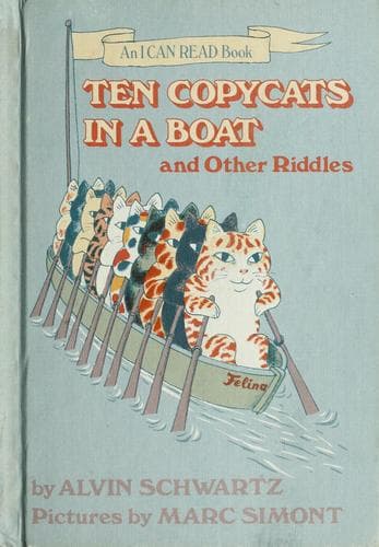 Cover image for Ten copycats in a boat, and other riddles