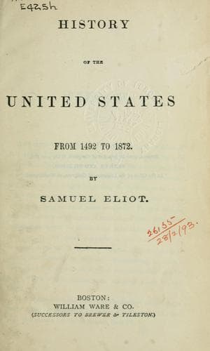 History of the United States from 1492 to 1872