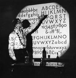 Cover image for La typographie au tableau noir