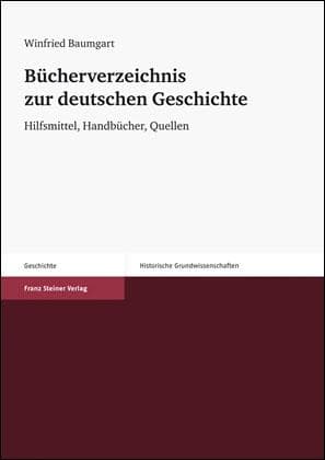 Bücherverzeichnis zur deutschen Geschichte